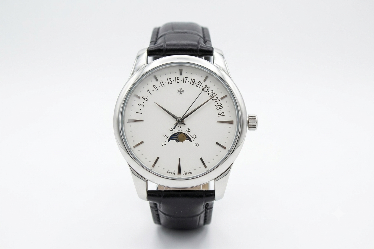 Malakswearx | Vacheron Constantin Patrimony Moon Phase Retrograde Date Luxury Watch