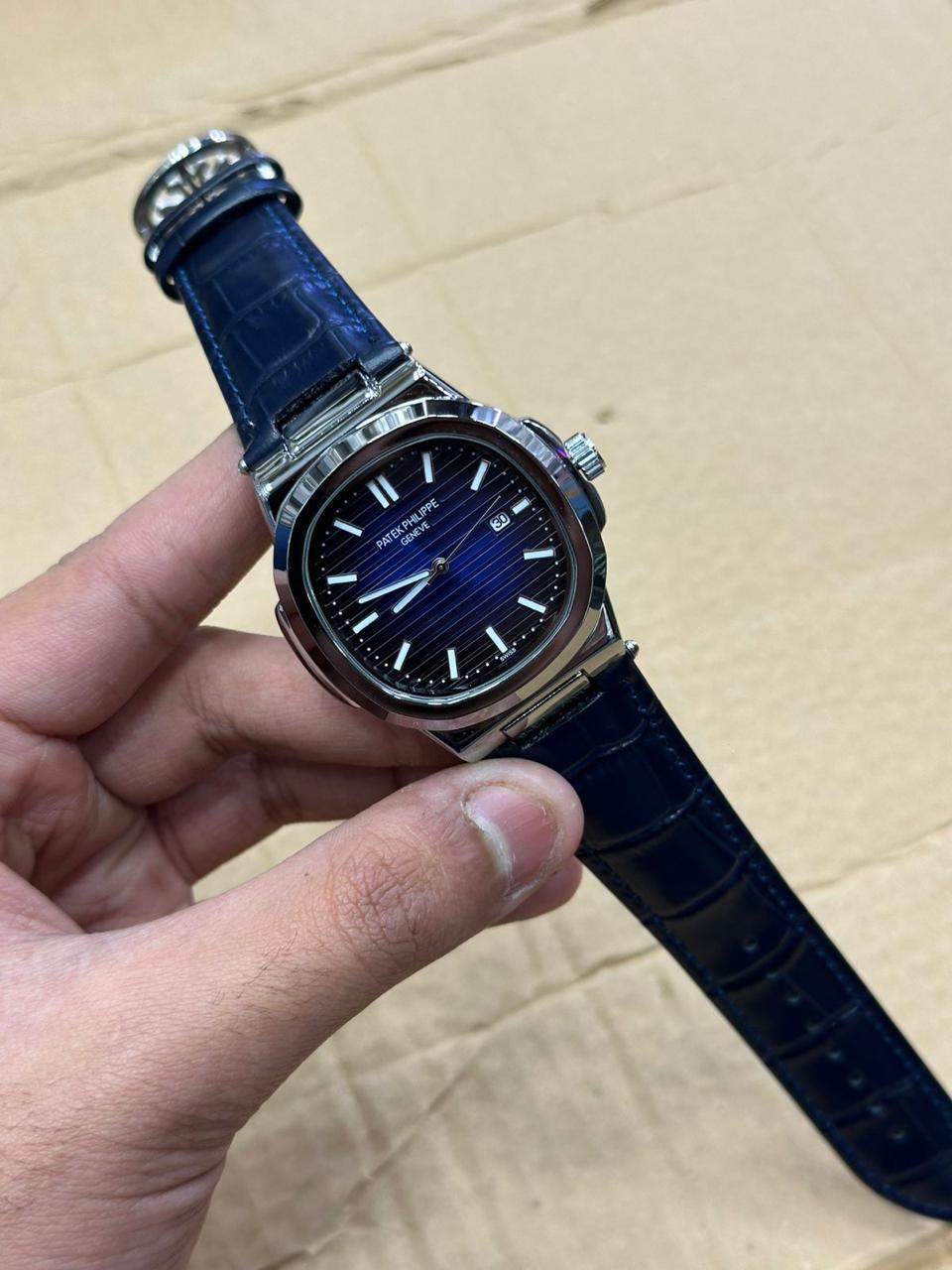 Malakswearx Patek Philippe Nautilus Luxury Watch | Premium Stainless Steel Timepiece