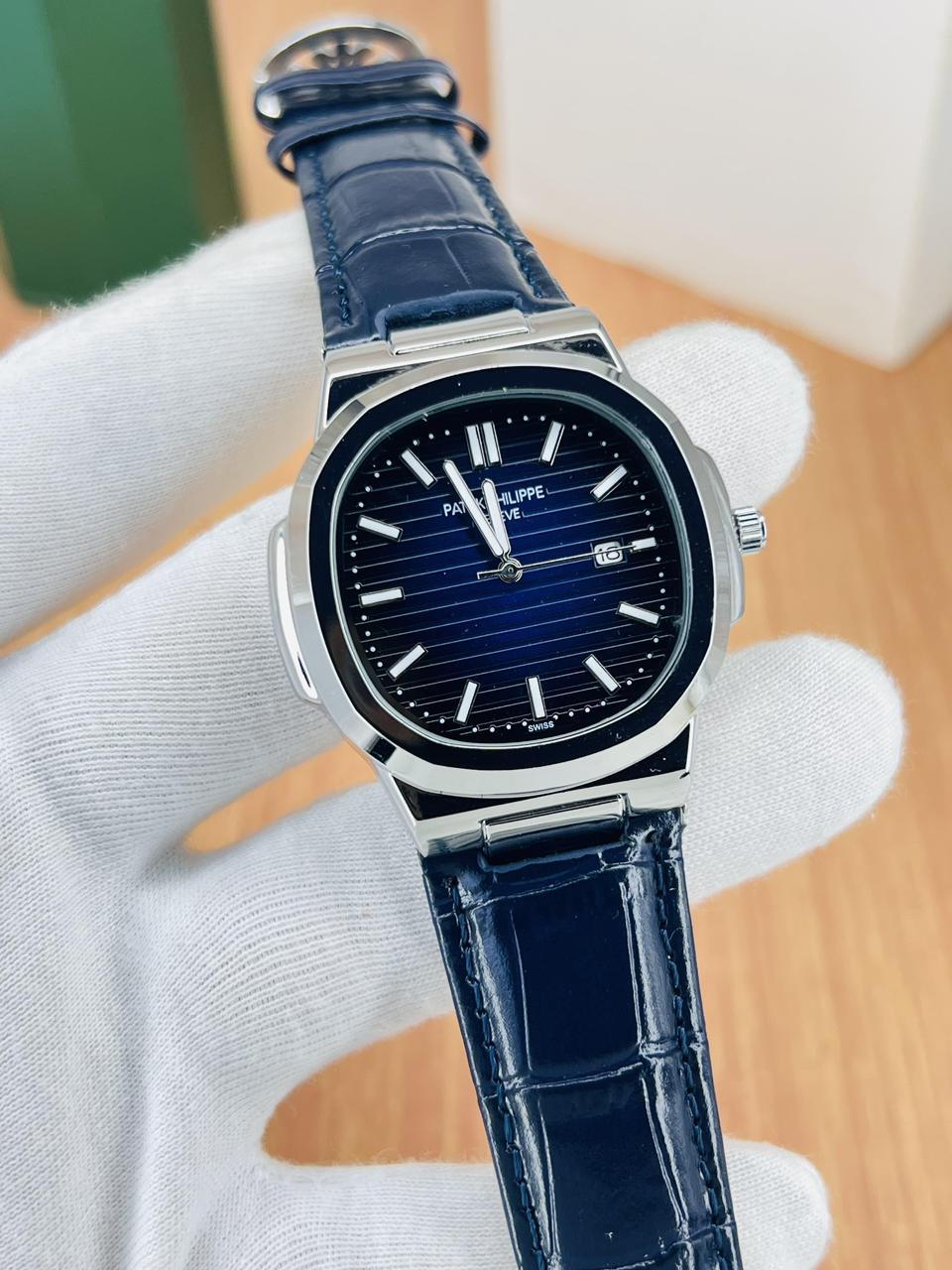 Malakswearx Patek Philippe Nautilus Luxury Watch | Premium Stainless Steel Timepiece