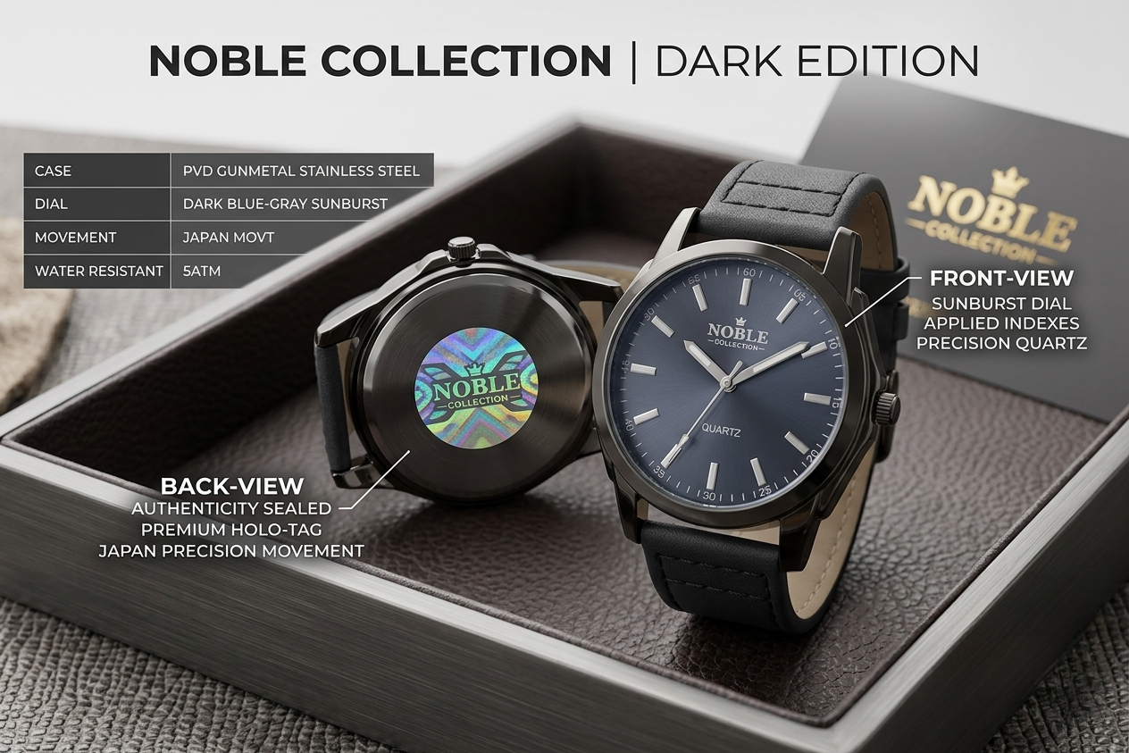 Malakswearx WOTCH Luxury Quartz Wristwatch