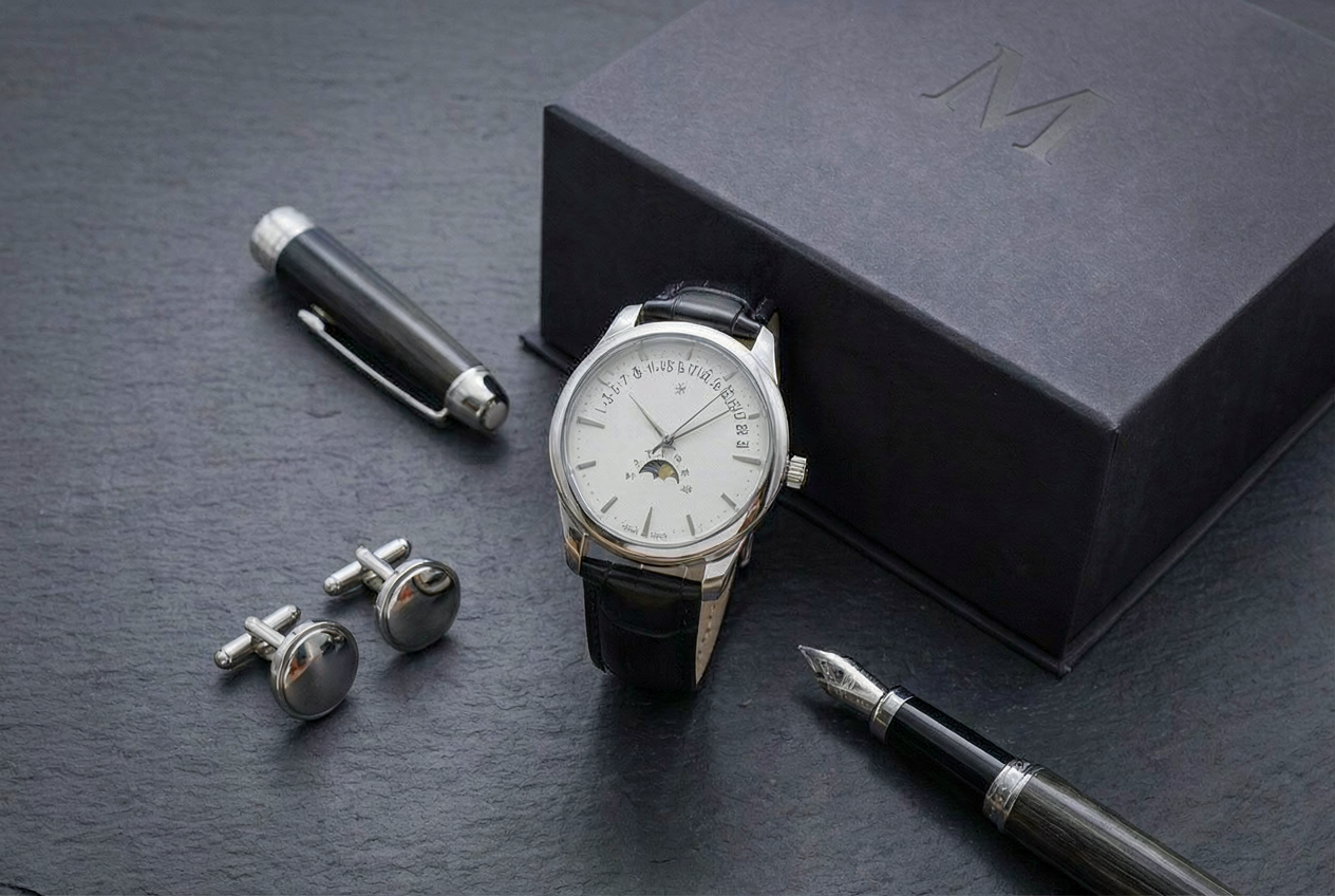 Malakswearx | Vacheron Constantin Patrimony Moon Phase Retrograde Date Luxury Watch