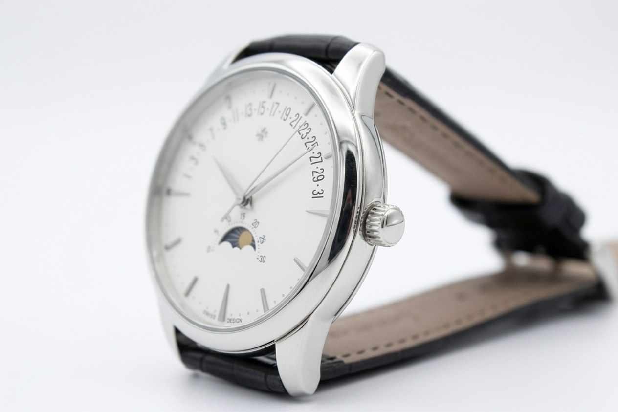 Malakswearx | Vacheron Constantin Patrimony Moon Phase Retrograde Date Luxury Watch